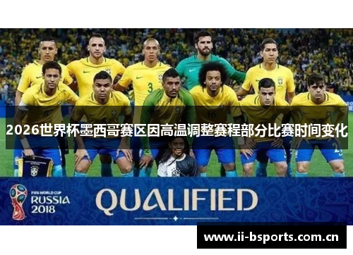 2026世界杯墨西哥赛区因高温调整赛程部分比赛时间变化